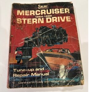 Mercruiser Stern Drive 1964 1982 Tune Up Repair Manual Seloc Book
